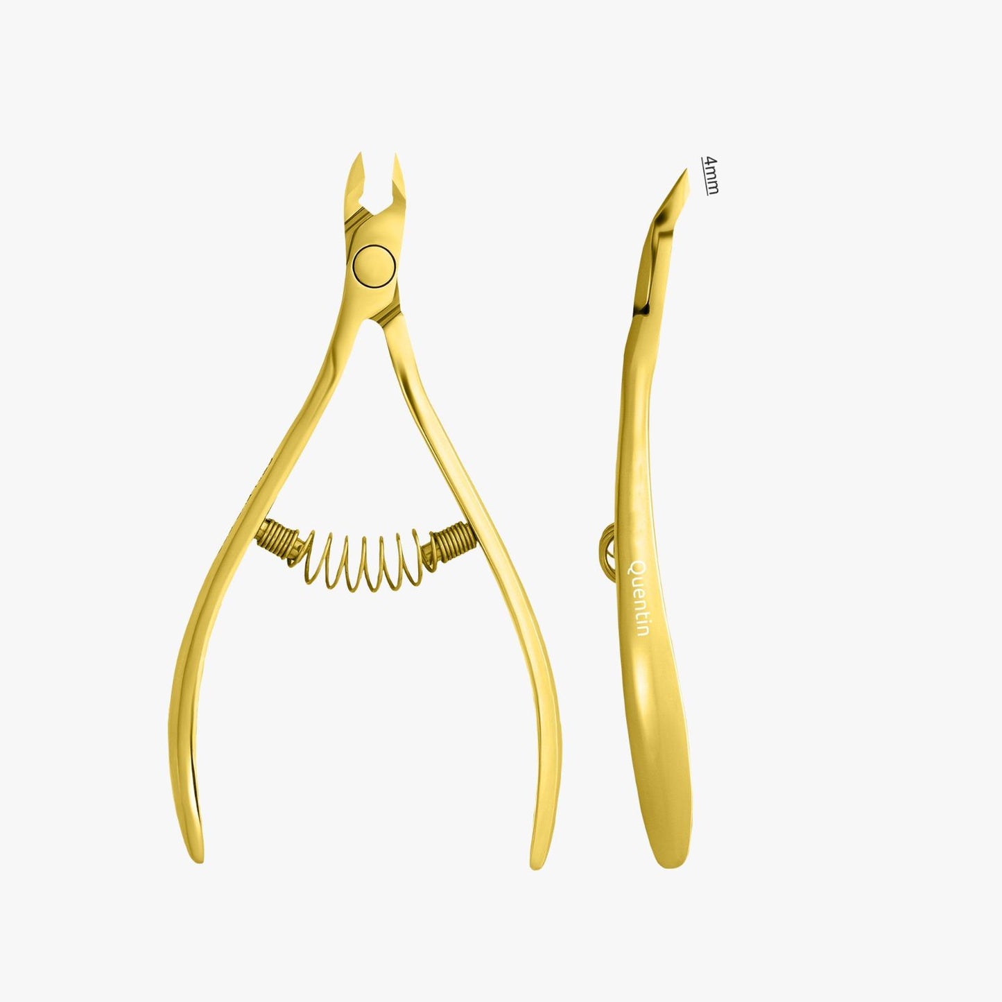 Pinces à Envies Lames fines doré 4mm (QUENTIN)