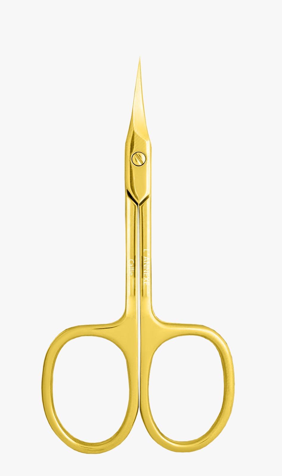 Ciseaux Cuticules Incurvés Lames fines doré (CALLIE)