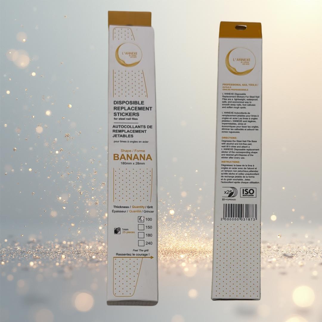 Recharges de limes grain 100 pour base demi lune