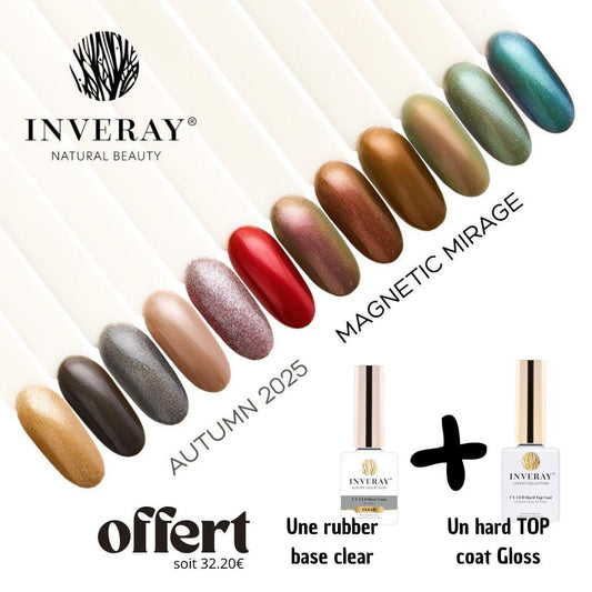 Collection - MAGNETIC MIRAGE- INVERAY Luxury VSP 12 teintes + base, top offert