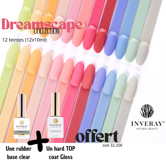 Collection - DREAMSCAPE - INVERAY Luxury VSP 12 teintes + base, top offert