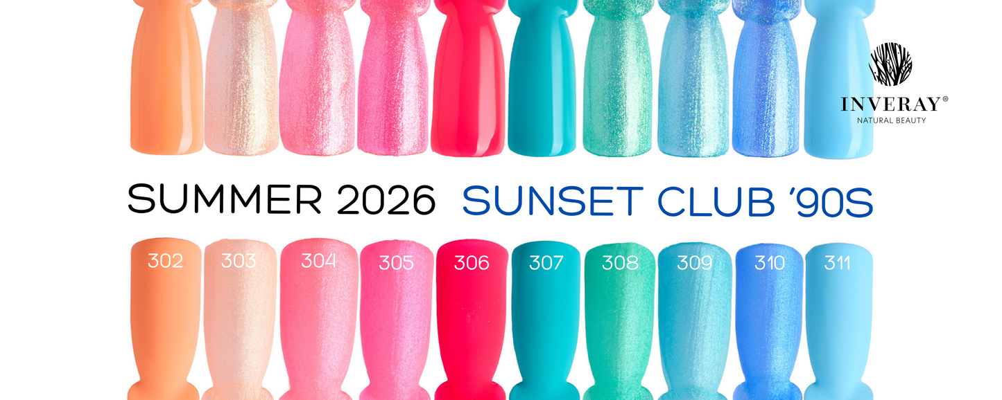 Collection SUMMER 2026 Sunset Club - INVERAY Luxury VSP 10 teintes